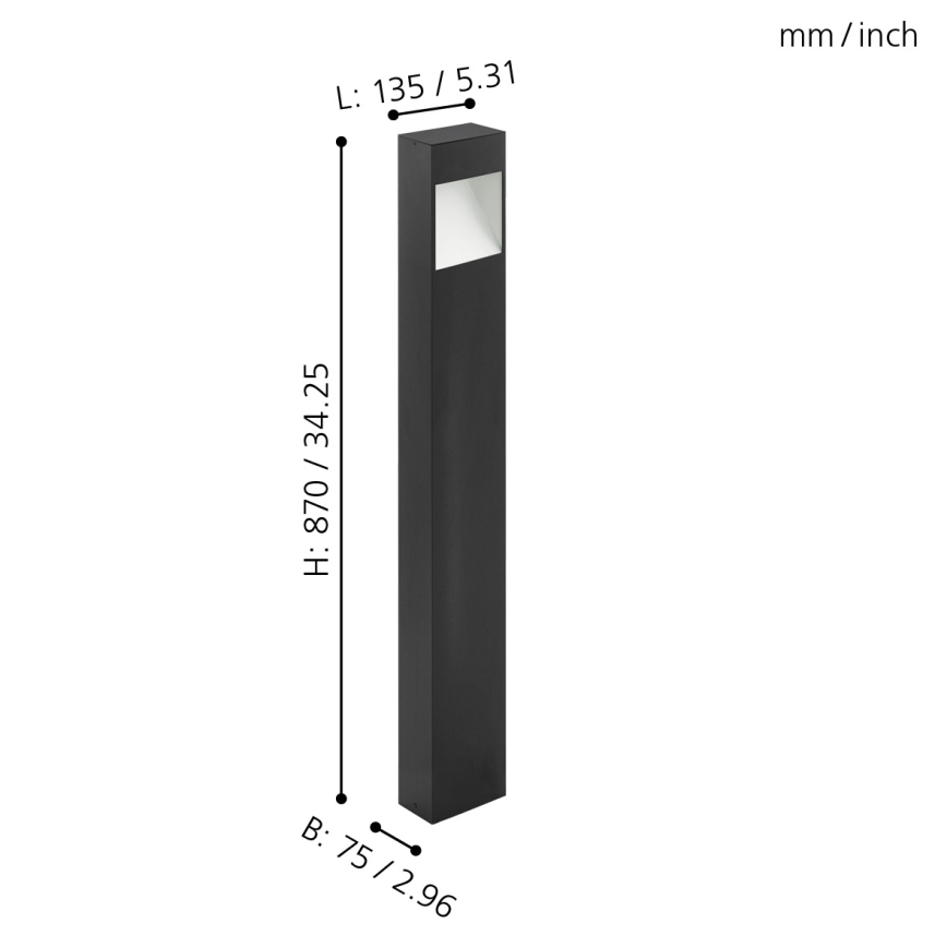 Eglo - LED spoljna lampa LED/10W/230V IP44
