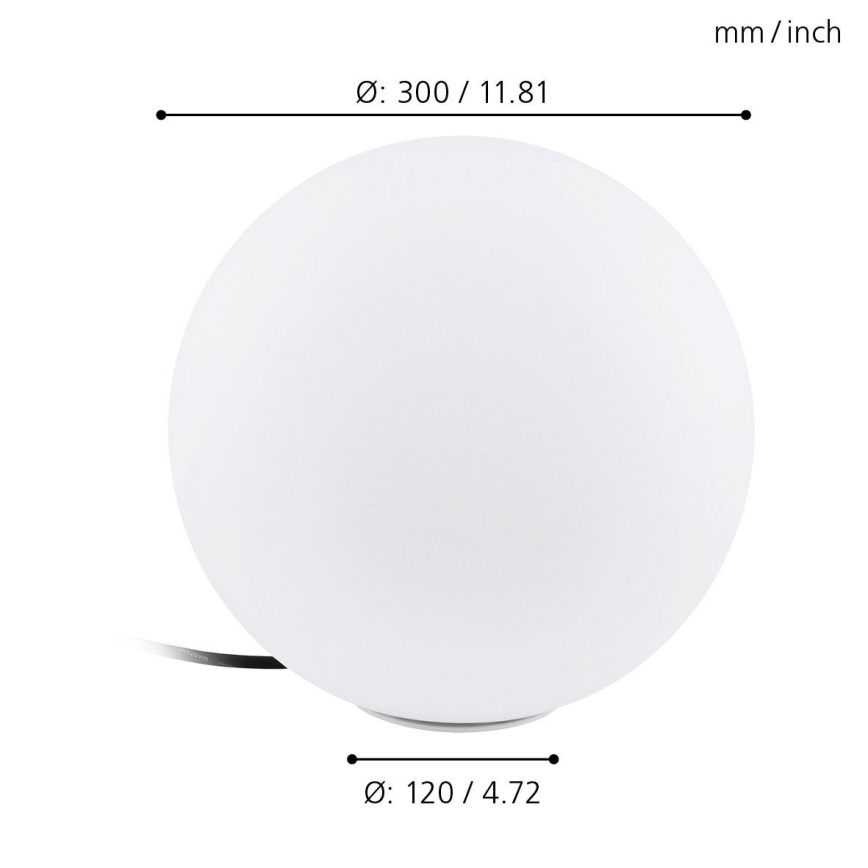 Eglo 98105 - LED RGBW spoljna svetiljka MONTEROLO-C LED/9W/230V IP65, prečnik 300 mm