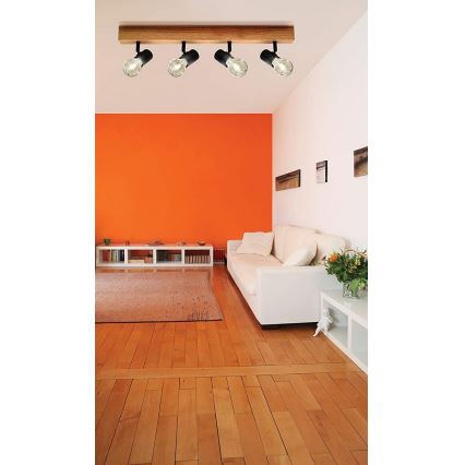 Eglo - Spot svetiljka TOWNSHEND 4xE27/60W/230V