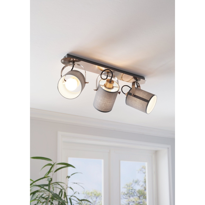 Eglo 98141 - Spot svetlo VILLABATE 3xE27/10W/230V