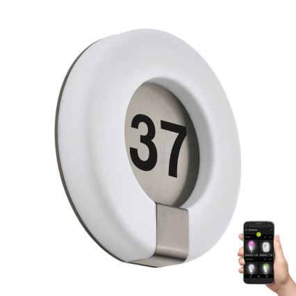 Eglo 98145 - LED prigušiva rasveta za kućni broj MARCHESA-C LED/15W/230V IP44