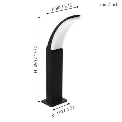 Eglo - LED spoljašnja lampa LED/11W/230V IP44