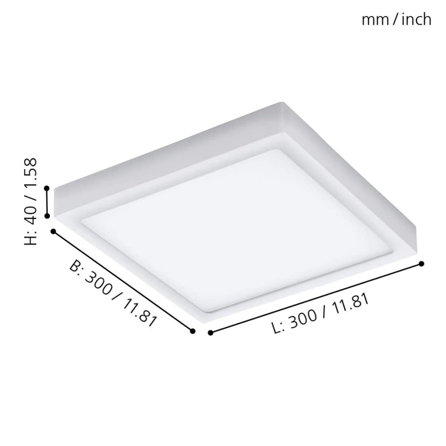 Eglo - LED prigušiva spoljašnja svetiljka ARGOLIS-C LED/22W/230V Bluetooth IP44