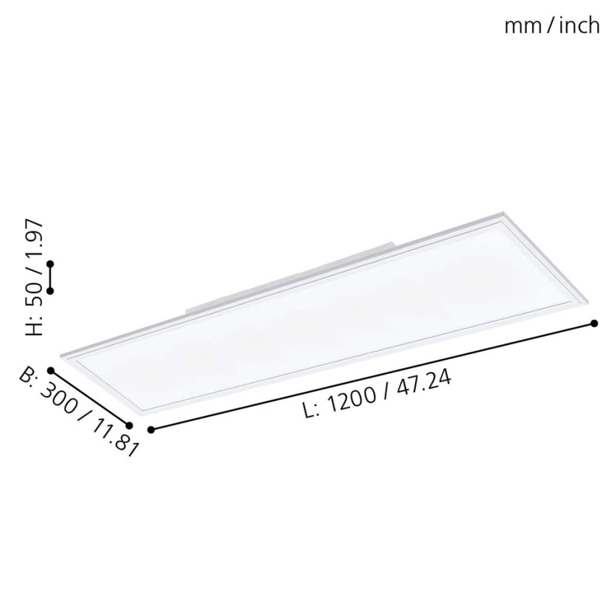 Eglo - LED prigušiva panel LED/30W/230V + daljinski upravljač