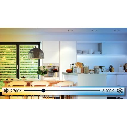 Eglo - LED prigušiva plafonska lampa LED/30W/230V + daljinski upravljač
