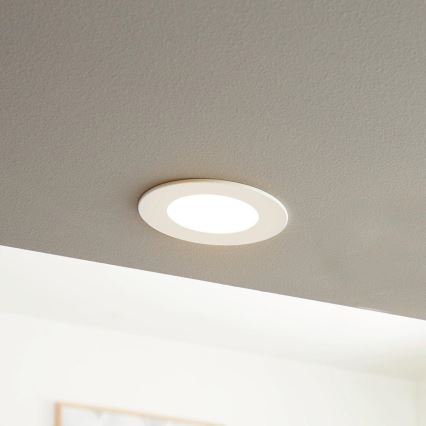 Eglo - LED prigušiva ugradna plafonska svetiljka LED/5W/230V + daljinski upravljač prečnik 12 cm