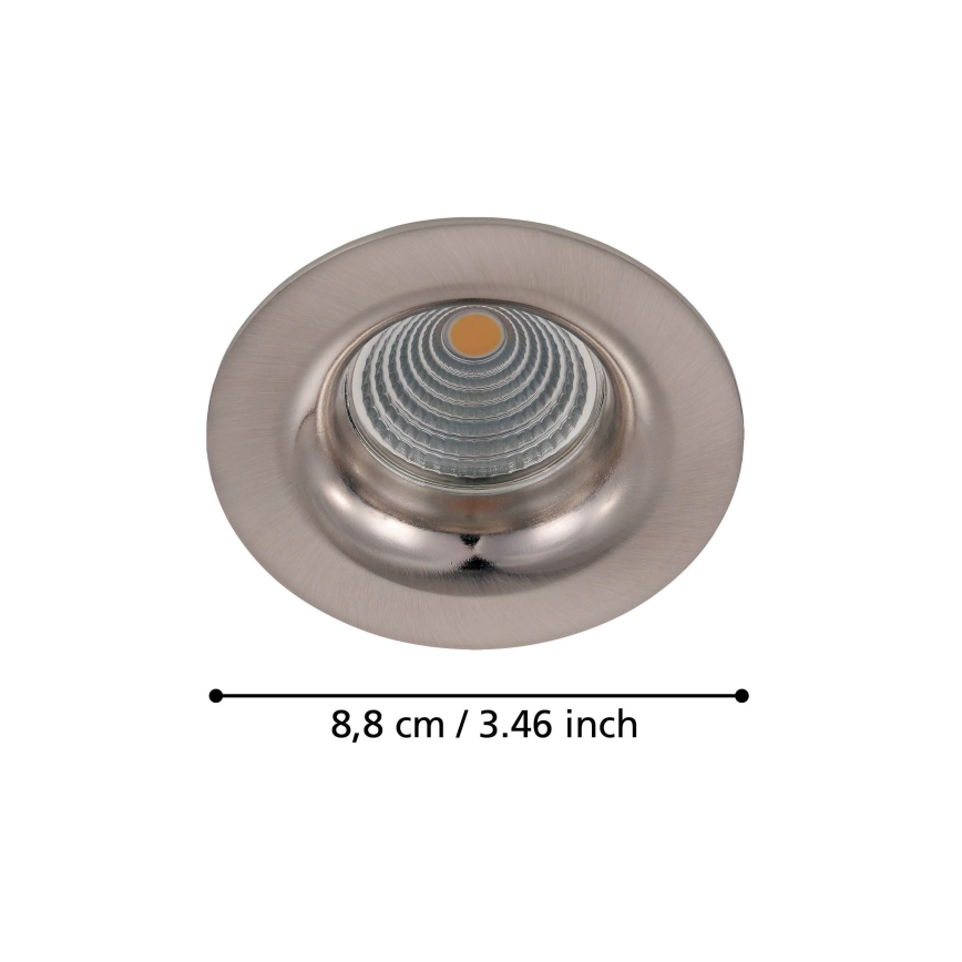 Eglo - LED prigušiva ugradna plafonska svetiljka LED/6W/230V