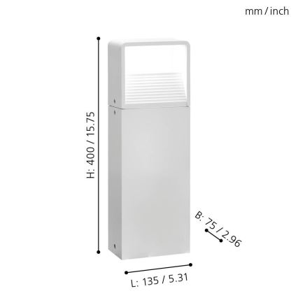 Eglo 98267 - LED spoljašnja lampa DONINNI LED/6W/230V IP44