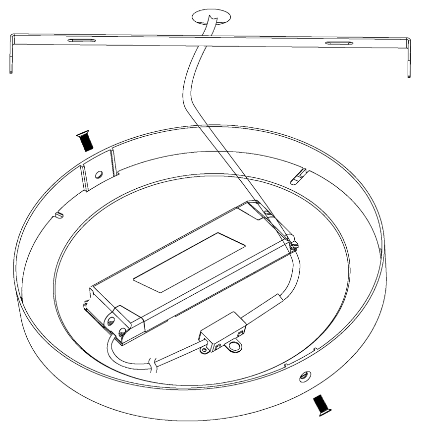 Eglo - LED prigušiva stropna svetiljka LED/14W/230V + daljinski upravljač prečnik 22,5 cm