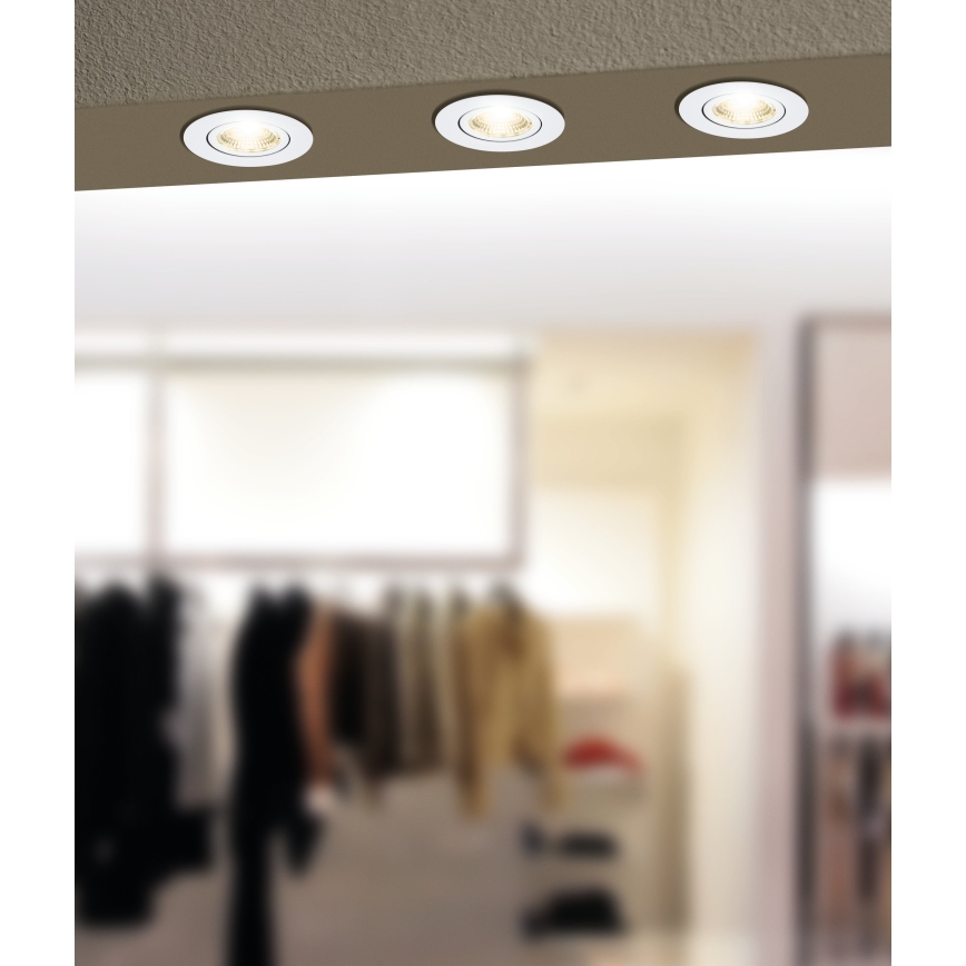 Eglo - LED prigušiva ugradna svetiljka LED/6W/230V