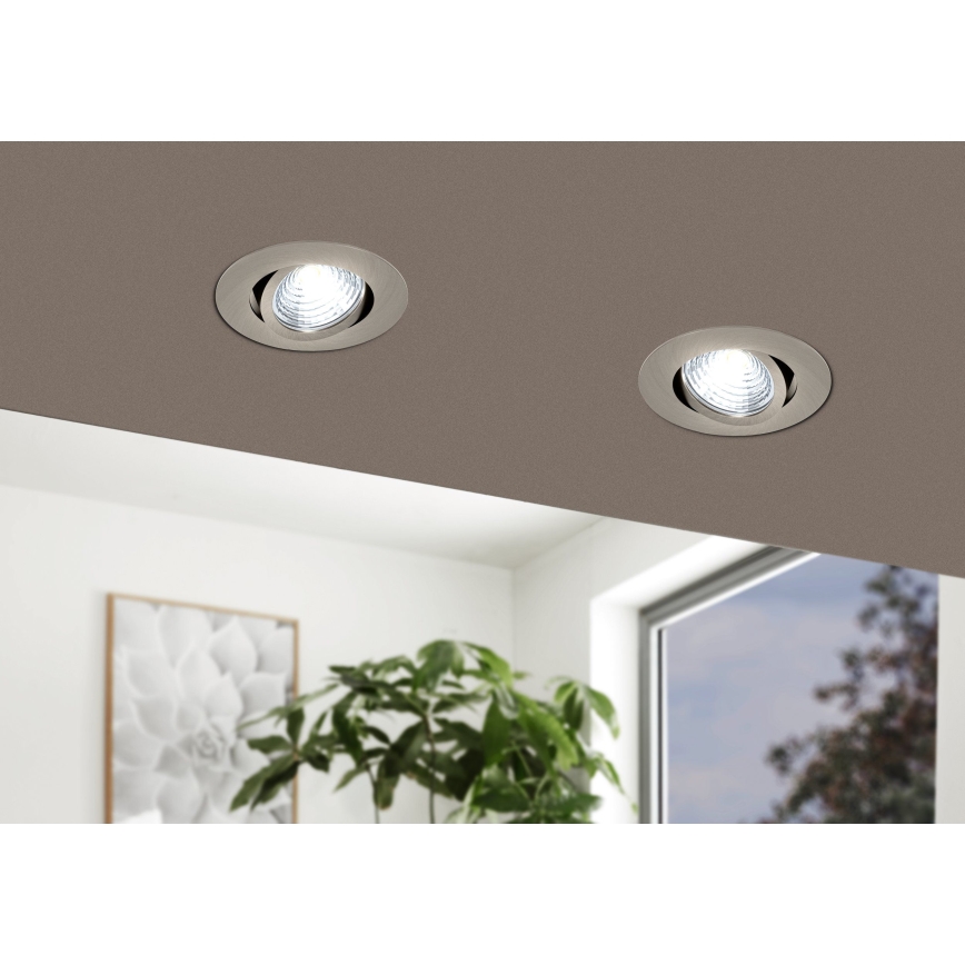 Eglo - LED prigušiva ugradna plafonska svetiljka LED/6W/230V