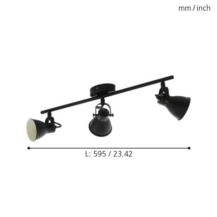 Eglo - LED spot svetlo 3xGU10/3,3W/230V