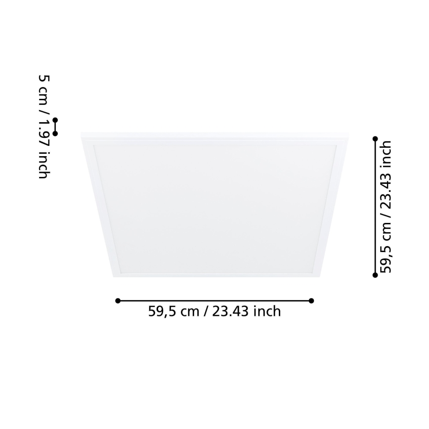 Eglo - LED plafonsko svetlo sa senzorom pokreta i sumraka LED/34W/230V