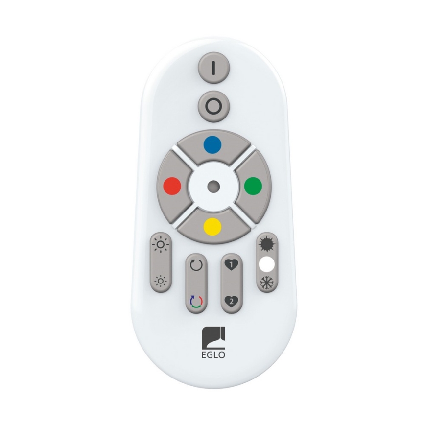Eglo 98427 - LED RGB prigušiva luster na sajli HORNITOS-C LED/37W/230V + daljinski upravljač