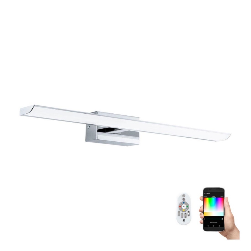 Eglo 98451 - LED RGB prigušiva lampa za kupatilo TABIANO-C LED/15,6W/230V IP44 + daljinski upravljač