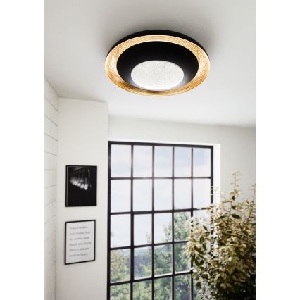 Eglo - LED prigušiva plafonsko svetlo LED/24,5W/230V + daljinski upravljač