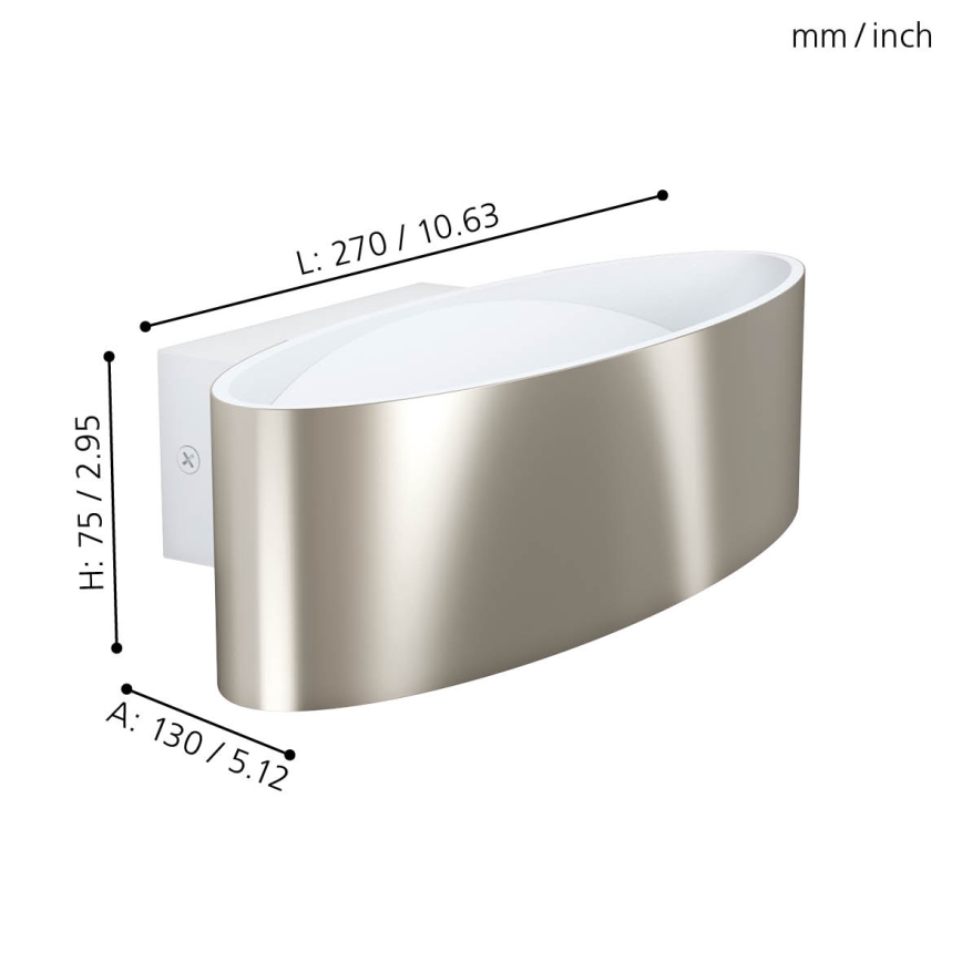 Eglo - LED zidno svetlo LED/10W/230V