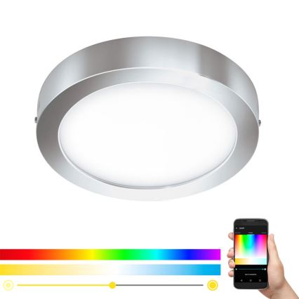 Eglo 98559 - LED RGB prigušiva plafonska lampa FUEVA-C LED/21W/230V preč. 30 cm