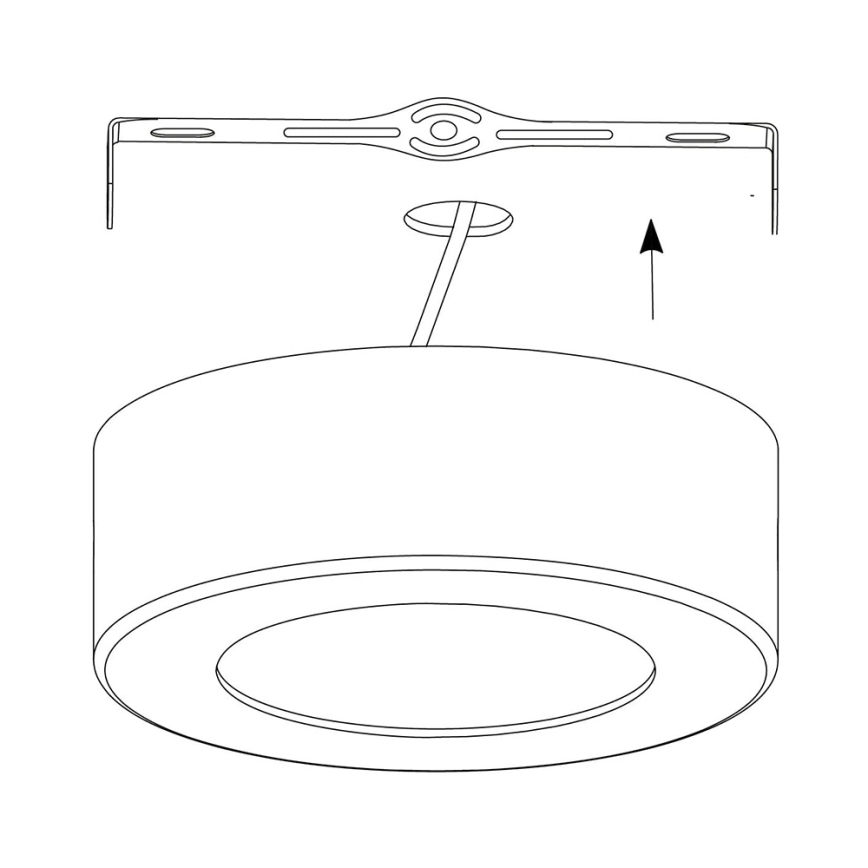 Eglo 98559 - LED RGB prigušiva plafonska lampa FUEVA-C LED/21W/230V preč. 30 cm