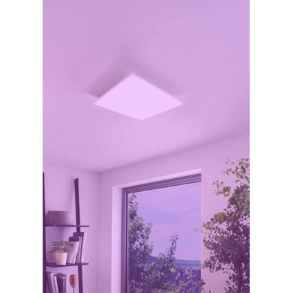 Eglo - LED RGB prigušiva stropna svetiljka TURCONA-C LED/15W/230V + daljinski upravljač