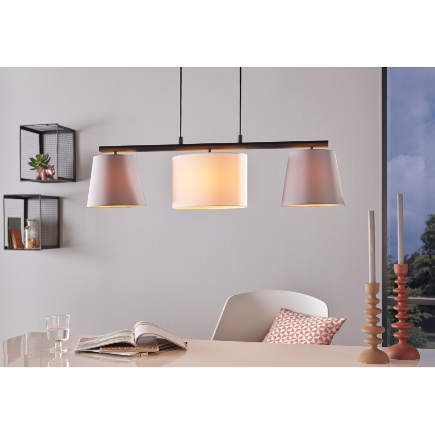 Eglo - LED luster na sajli 3xE14/25W/230V