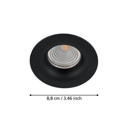 Eglo - LED prigušiva ugradna svetiljka za spušteni plafon LED/6W/230V