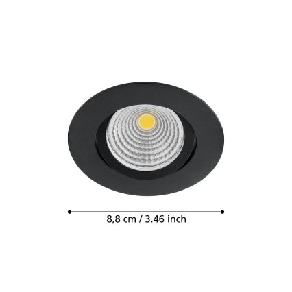 Eglo - LED prigušiva ugradno plafonsko svetlo LED/6W/230V