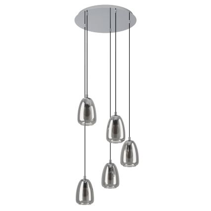 Eglo - Luster na sajli 5xE27/40W/230V