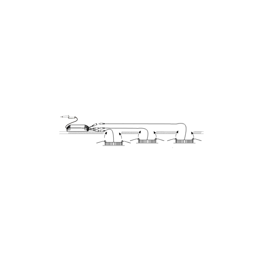 Eglo 98632 - SET od 3 LED ugradna svetla FUEVA LED/5W/230V, prečnik 12 cm