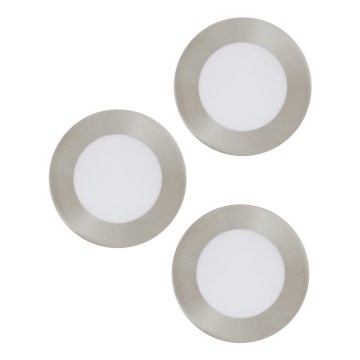 Eglo 98632 - SET od 3 LED ugradna svetla FUEVA LED/5W/230V, prečnik 12 cm