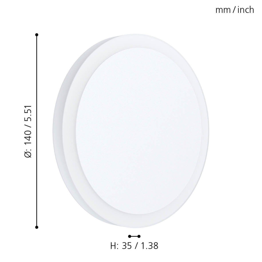 Eglo - LED plafonsko svetlo LED/5,4W/230V