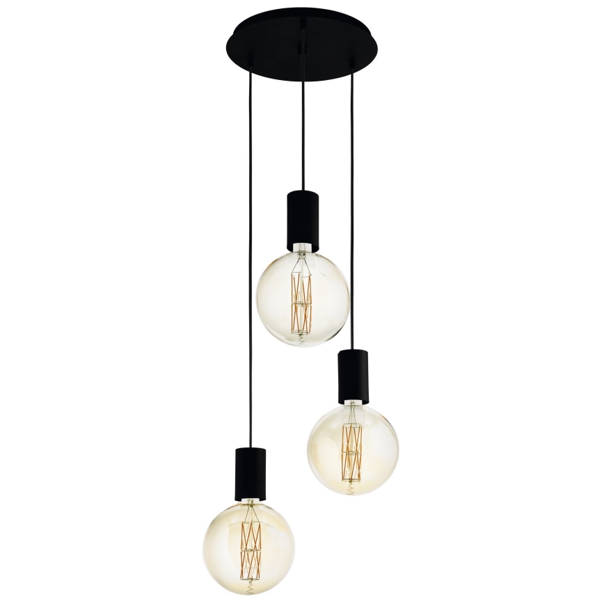 Eglo - Luster na sajli 3xE27/40W/230V