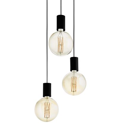 Eglo - Luster na sajli 3xE27/40W/230V