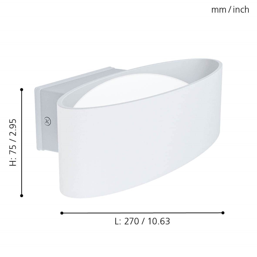 Eglo - LED spoljašnje zidno svetlo LED/10W/230V IP44