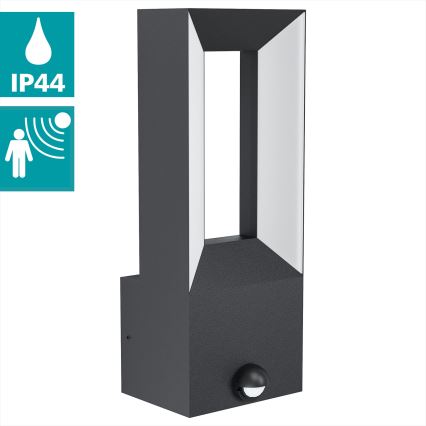 Eglo - LED spoljašnje svetlo sa senzorom 2xLED/5W/230V IP44