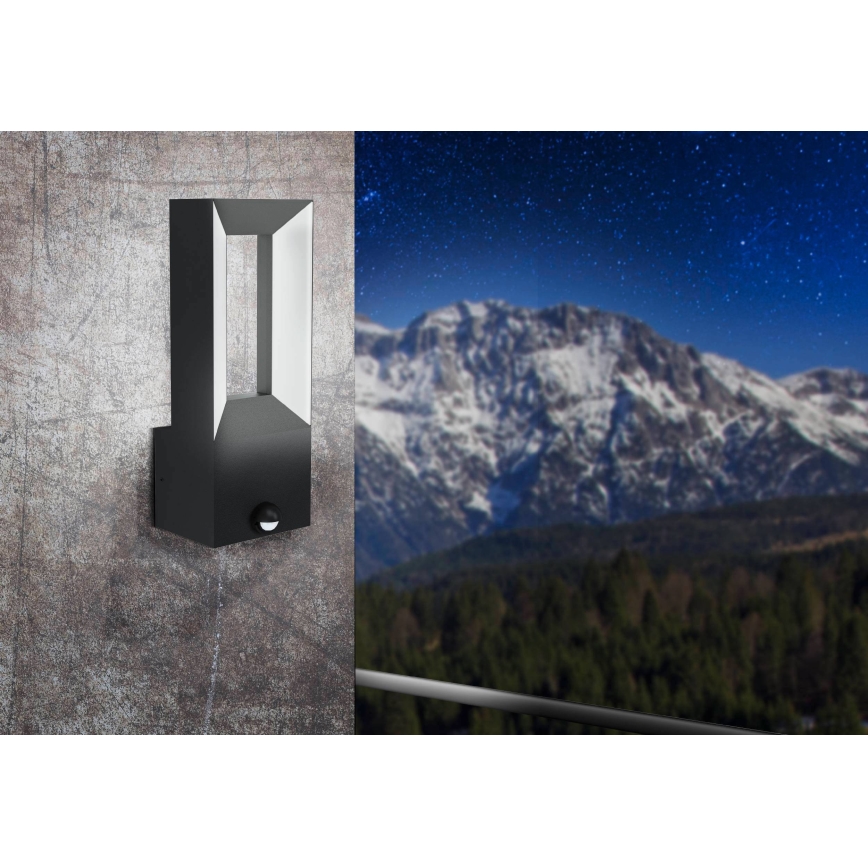 Eglo - LED spoljašnje svetlo sa senzorom 2xLED/5W/230V IP44