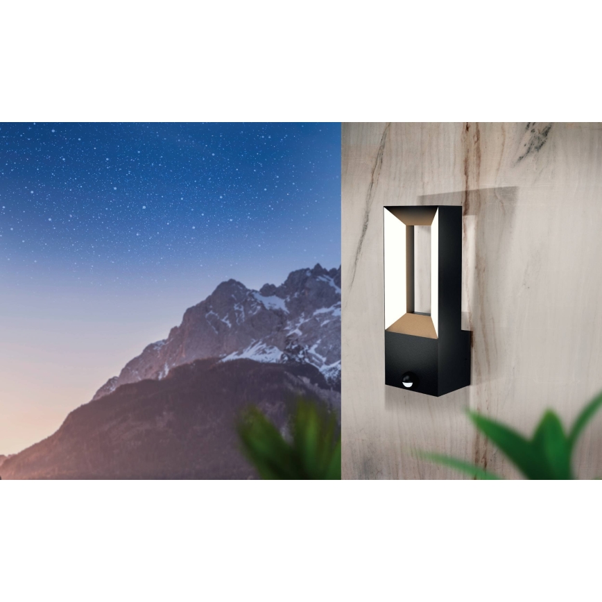 Eglo - LED spoljašnje svetlo sa senzorom 2xLED/5W/230V IP44