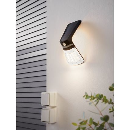 Eglo - LED Solarno svetlo sa senzorom LED/2W/3,7V 1200 mAh IP44