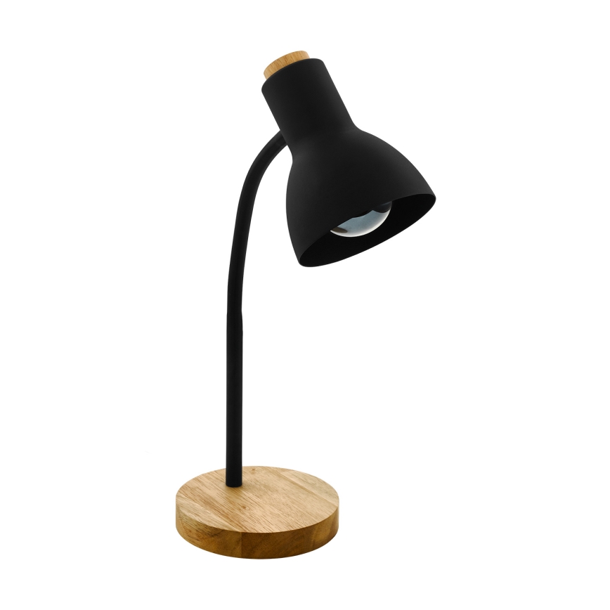 Eglo - Stona lampa 1xE27/40W/230V crna