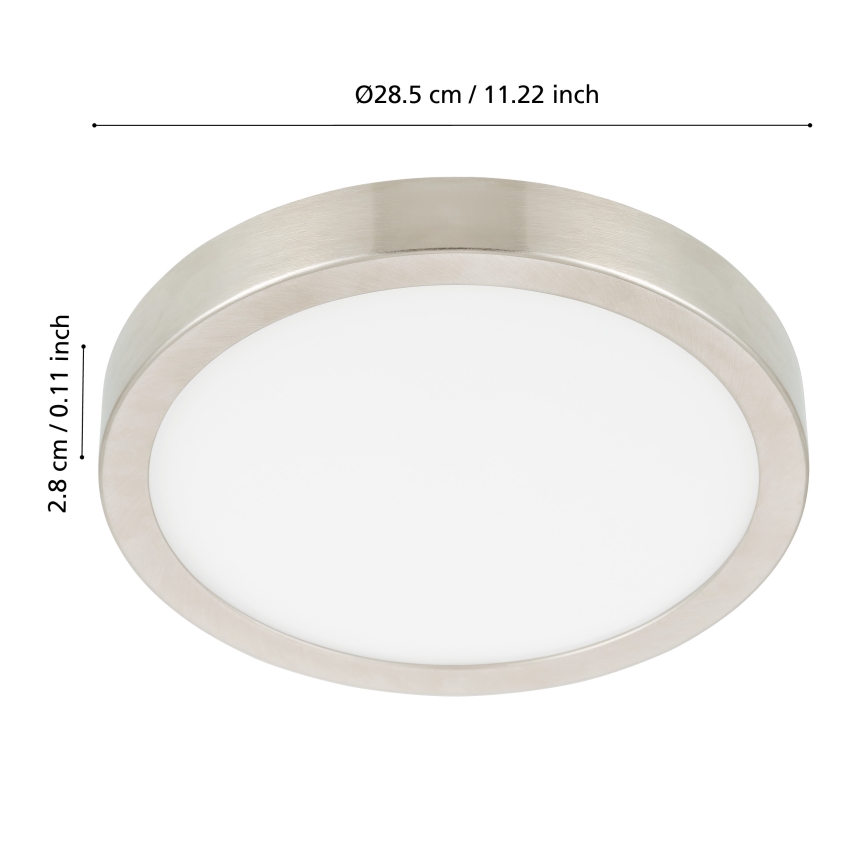 Eglo - LED prigušiva plafonska lampa za kupatilo, LED/19,5W/230V, 2700-6500K, IP44, ZigBee, prečnik 28,5 cm