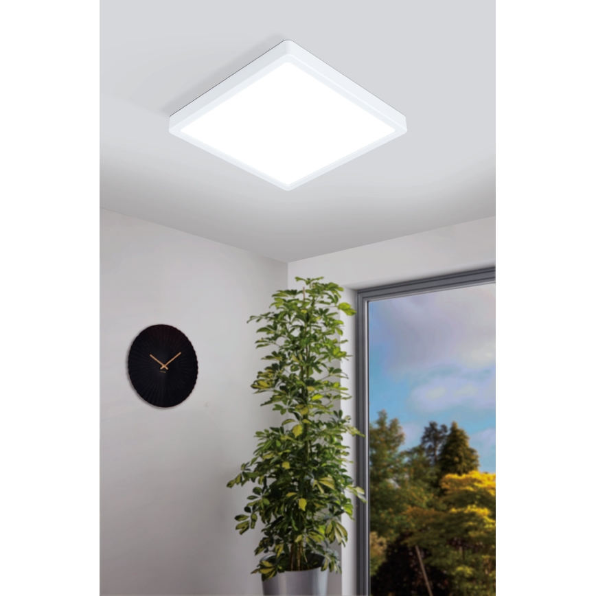 Eglo - LED prigušiva plafonska svetiljka za kupatilo LED/19,5W/230V 2700-6500K IP44 ZigBee 28,5x28,5 cm