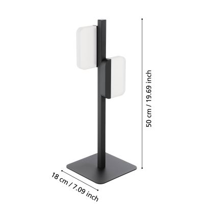 Eglo 98878 - LED stona lampa ERVIDEL 2xLED/4,5W/230V