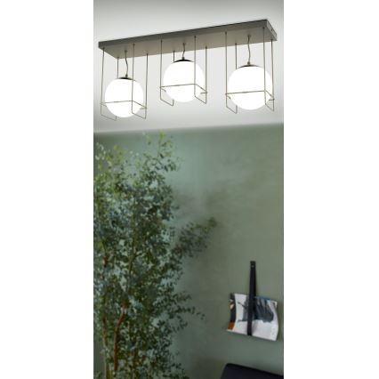 Eglo 99021 - Plafonsko svetlo VERSUOLA 3xE27/40W/230V