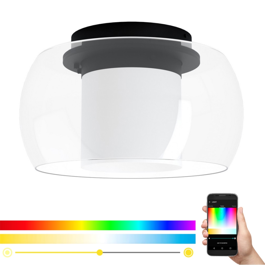 Eglo - LED RGB prigušiva plafonska svetiljka BRIAGLIA-C LED/24,8W/230V