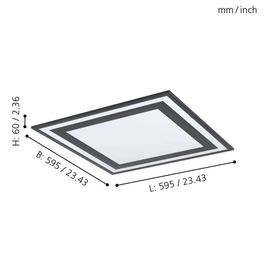 Eglo - LED stropno svetlo LED/36W/230V