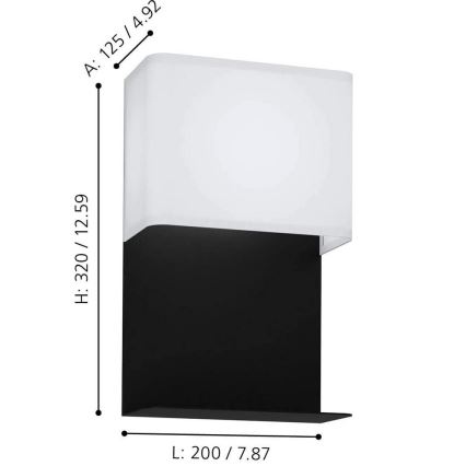 Eglo 99069 - LED zidno svetlo GALDAKAO LED/5,4W/230V