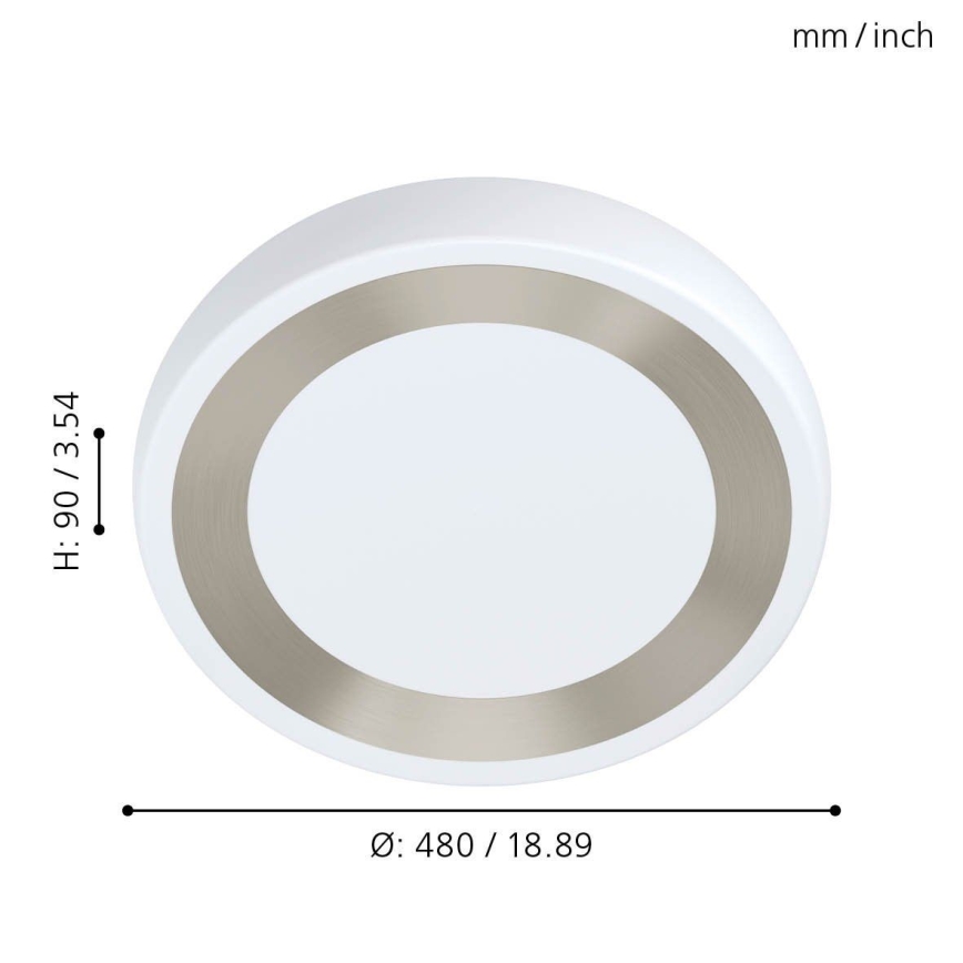 Eglo - LED plafonsko svetlo LED/22W/230V