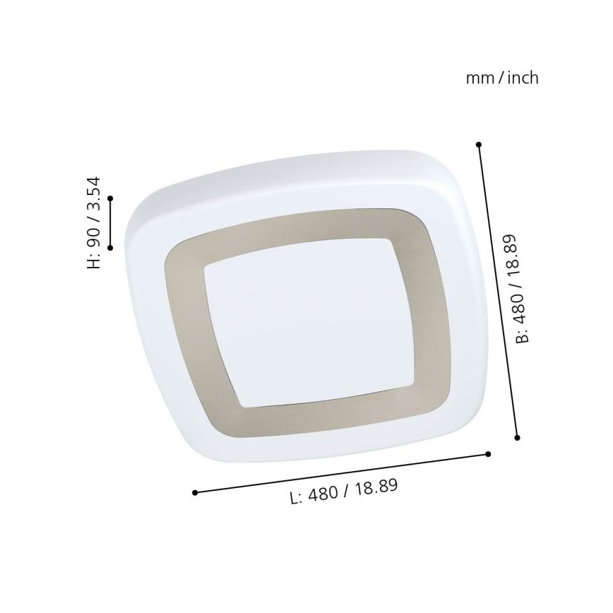 Eglo - LED plafonsko svetlo LED/22W/230V