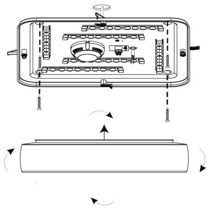 Eglo - LED plafonsko svetlo LED/22W/230V
