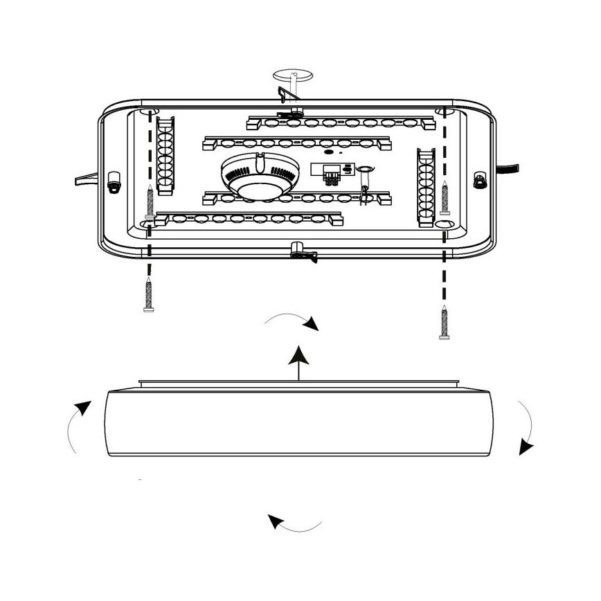 Eglo - LED plafonsko svetlo LED/22W/230V
